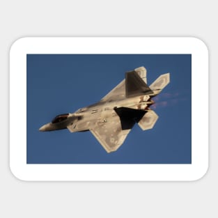 F-22 Raptor in Afterburner Sticker